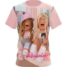 Camiseta Camisa Roblox Infantil E Adulto