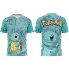 Camiseta Camisa Pokemon Squirtle Adulto E Infantil