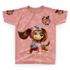 Camiseta Camisa Patrulha Canina Liberty Adulto E Infantil