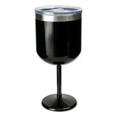 Taça Termica Com Tampa 510ml Para Gin Vacuum Inox Cor Preto