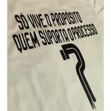 Frase Termocolante para camisa de Time, nome número personalizado