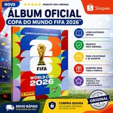 Álbum Copa do Mundo FIFA 2026 ATUALIZADO NEYMAR Oficial Panini Capa Mole Livro Álbum | Figurinha FIFA World Cup 2026