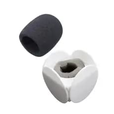 Canopla para microfone e espuma kit