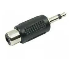 Plug adaptador p2 macho para RCA fêmea