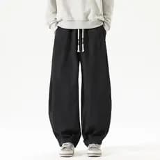 Calças americanas de pernas largas 50-140KG Calças plus size Roupas masculinas de tamanho grande Calças compridas mascul