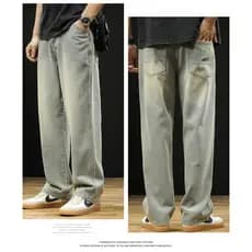 50-150KG Plus Size Jeans Plus Size Calças Soltas Masculinas Calças Compridas Masculinas 5300 Plus Size Masculino Outono