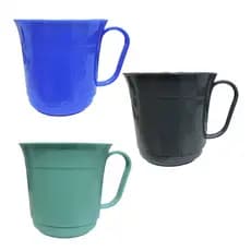 Kit 06 Canecas Copos Plastico Merenda Escolar Empresa Festa