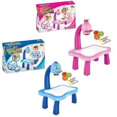 Mesa Projetor Infantil Desenho Educativa Lousa Menino Menina