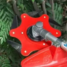 Lâmina 6 Pontas Canivete Para Roçadeira A Gasolina Universal Aço SKS - Envio Imediato