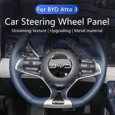 Painel De Direção Do Volante Carro Para BYD ATTO 3 YUAN PLUS Dolphin Seal Decoration Cover Trim Moulding Sticker Auto Acessórios Interiores