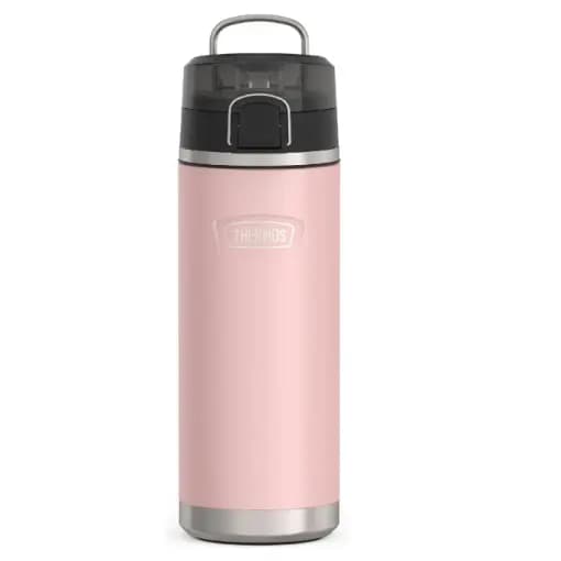 Garrafa de água de aço inoxidável da série ICON com bico - 680 g, Sunset Pink - Garrafa de água isolada a vácuo com tamp