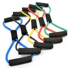 Elástico 8 Para Malhar Extensor Academia Treino Pilates Fit