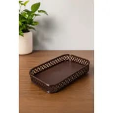 Bandeja Organizadora Porta Chaves Decorativa Impressão 3D Organizador de Mesa Hall de Entrada