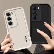 [Estoque Pronto] Capa De Telefone Para infinix Hot 50 60 Pro Plus 40 50i 60i 4G 5G Macia De Silicone Líquido À Prova De