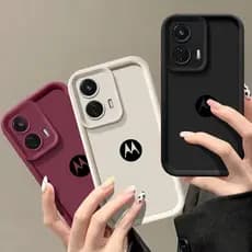 Caixa Para Telefone Motorola Moto G53 G53S G53Y G53G G53J G34 G24 Power G04S G04S G22 G14 G10 G20 G30 E13 Lente De Silicone Líquido Capa Traseira À Prova De Choque