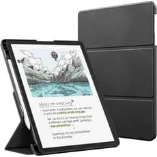 Capa Protetora De Couro PU MoKo Com Três Dobras E Suporte Para Caneta Kindle Scribe De 11 " (3a Geração-2025) Colorsoft
