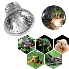 25/50/75W UVA + Lâmpada De Aquecimento De Répteis UVB Tartaruga Para Aquário E27 Base De 110V Ou 220V
