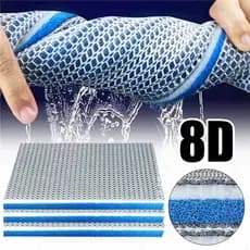 Filtro Bioquímico De Espuma De Algodão Para Aquário 8D Esponja Tanque De Peixes Meio Filtrante Aquático 8 Camadas Sem Cola