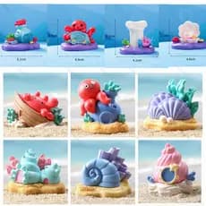 Miniaturas Polvo Garrafa Concha Micro Paisagem Ornamentos Tanque De Peixes Waterscape Fada Jardim Bolo DIY Decorações