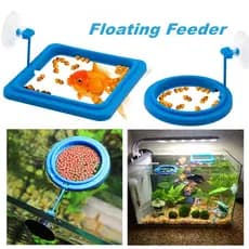Alimentador Concentrado De Comida Para Peixes De Aquário Flutuante , Circular De Flutuabilidade Alimentação De Tanque De