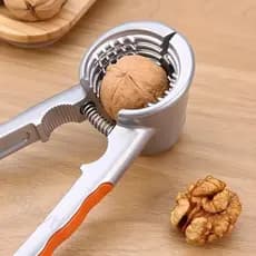 Quebra-Nozes de Alumínio Versátil, Abridor Fácil de Nozes e Frutas Secas, Utensílio de Cozinha para Uso Doméstico e em R