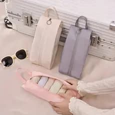 2 peças de sacos de armazenamento para viagem, bolsa organizadora para roupas íntimas, sutiãs, calcinhas, meias e camiso