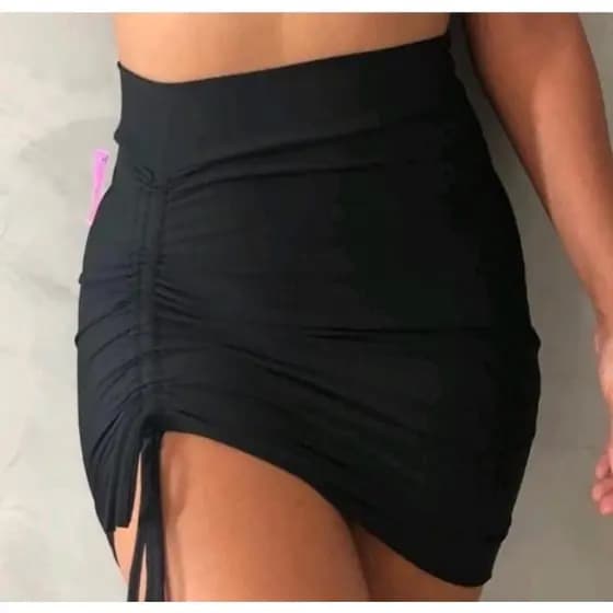 Mini SAIA FEMININA FRANZIDA NA LATERAL AJUSTÁVEL