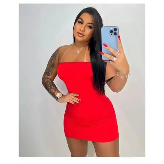 Vestido tubinho tomara que caia básico