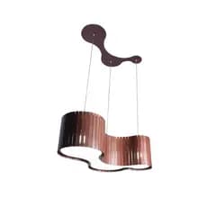 Belíssima Luminária de Teto Moderna para Casa Loja Escritório em Madeira MDF Acabamento Superior