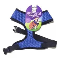 Peitoral Confort Grande Azul para Cães