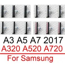3pcs Botão De Volume De Energia Lateral Para Samsung Galaxy A3 A5 A7 2017 A320 A520 A720 Da Carcaça Do Telefone Peças Chave