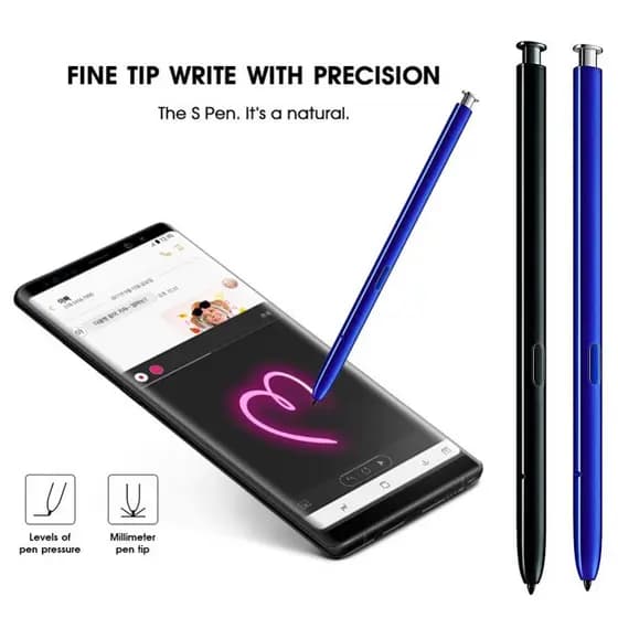 Para Samsung Galaxy Note 10/Nota 10 + N970U1 N976 Caneta Stylus Tela De Toque Ativo Capacitiva Sensível Ao Sem BT