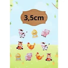 ENVIO IMEDIATO - 50 mini apliques 3,5cm