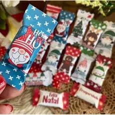 ENVIO IMEDIATO 100 balas/balinhas natal para brinde de clientes | lembrancinha | mimo