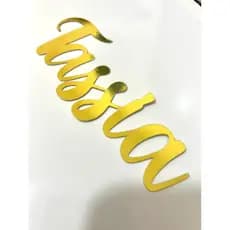 ENVIO IMEDIATO - Topper topo de bolo nome personalizado