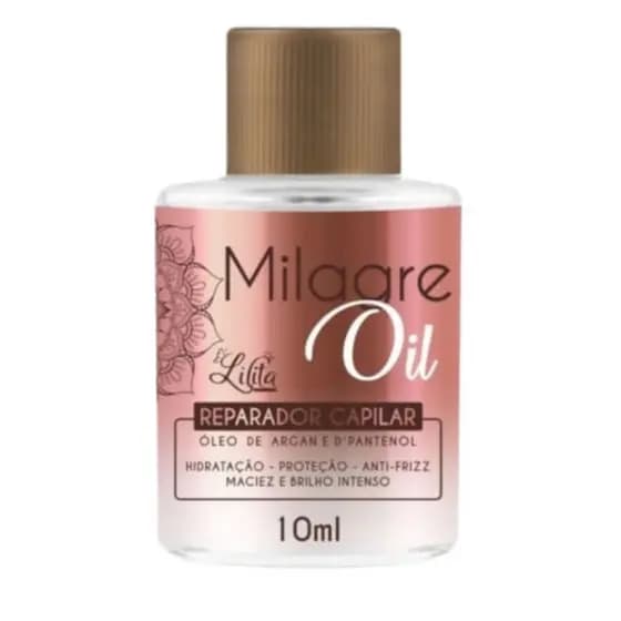 Óleo Reparador De Pontas Argan E D' Pantenol Pontas Duplas Ressecadas Hidrata e Fortifica