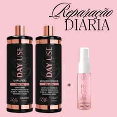 Shampoo Condicionador 500 ml  e Reparador de pontas  30 ml Reparação maxima  Tratamento e manutenção