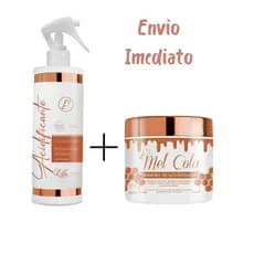Acidificante e Mel cola Modelador e  fixação  cachos naturais orgânicos Fluido Reconstrutor