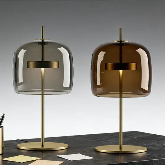 Abajur De Mesa Vidro Luminaria De Mesa Led Plug-in Estilo Bauhaus Sala De Estar, Escritório, Bar Lampu Meja