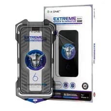 Película X-ONE Extreme Shock 8.5H 6ª Geração p/ iPhone | Resistência Premium | Melhor Película