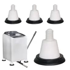 Pé Nivelador Anti Vibração Máquina Electrolux Mais Alta 4 Unidades