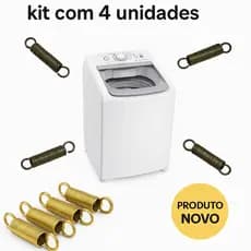 Kit 4 Molas Amortecedoras para Máquina de Lavar Electrolux
