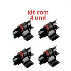Rolos de tinta para calculadora -kit com 4