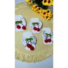 laços cereja/laço infantil/laço prendedor cereja