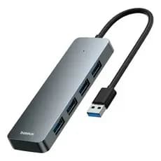 Adaptador Hub Baseus Expansão Usb 3.0 4 Em 1 Ultrajoy Series Compatível Pc Laptop Macbook