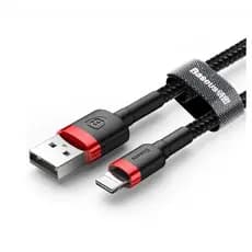Cabo Carregador Lightning Para iPhone 7 8 11 Baseus 2 Metros