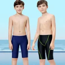 Crianças Profissionais De Natação Shorts Troncos Para Meninos Swimsuit Fato De Banho