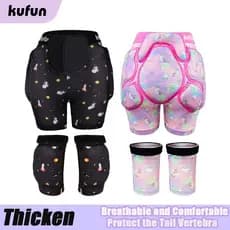 Equipamento De Proteção Anti-Queda Infantil KUFUN , Joelheiras Com Absorção De Choque , Armadura De Quadril , Seguro Par