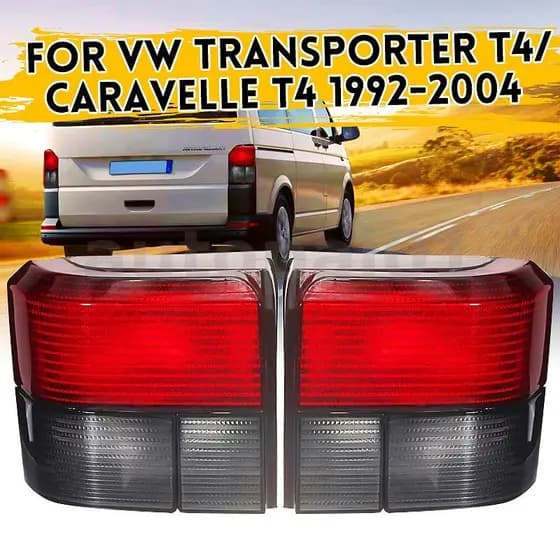 Tampa Da Lâmpada De Luz Traseira , Lente De Freio Sinal , Lâmpadas Fumada Para VW Transporter Caravelle T4 1992-2004