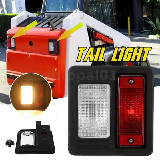 LED Conjunto De Luz Traseira Sinal Volta Porta Indicador Da Lâmpada Reverso Carregador Lanterna Para Bobcat 763 Skid Ste